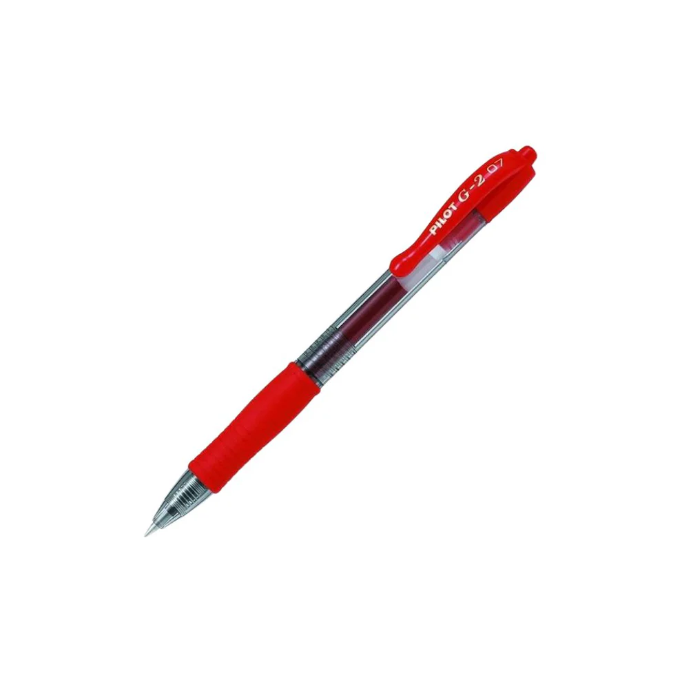 [PP0416] PILOT G2-7 RETRACTABLE ROLLER BALL GEL INK RED