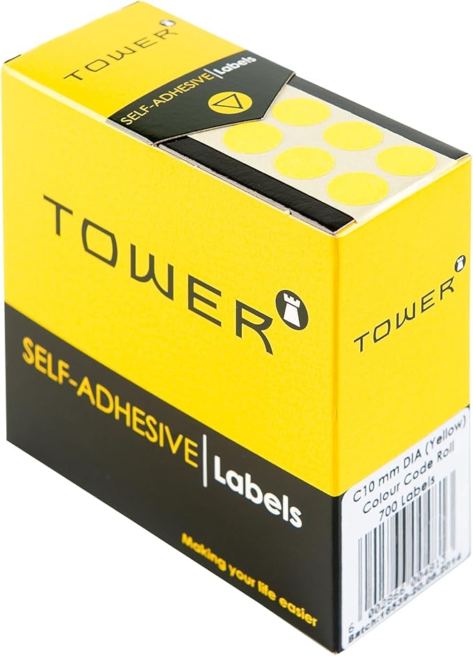 [PP0453] TOWER C10 LABELS YELLOW