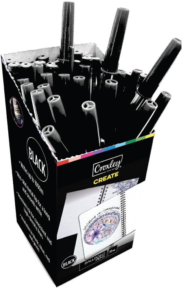[PP0495] CROXLEY CREATE BALLPOINT PEN BLACK 50S
