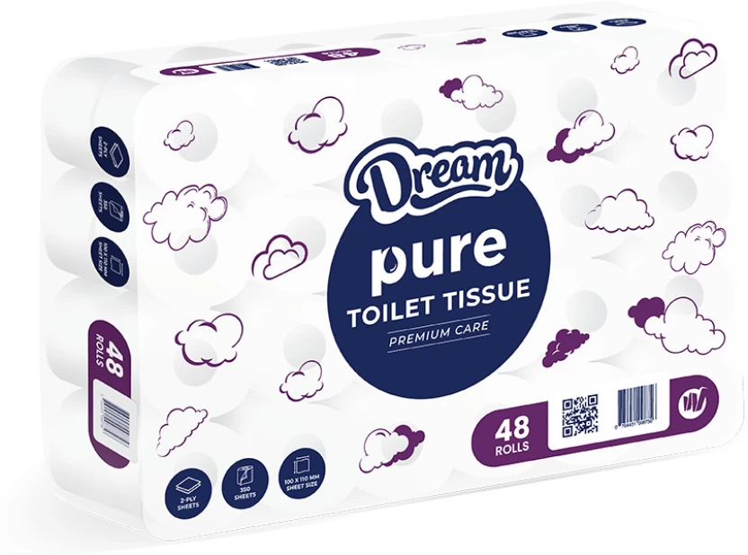 [PP0638] TOILET PAPER 2PLY-350 SHEETS PER ROLL-48 PER BALE