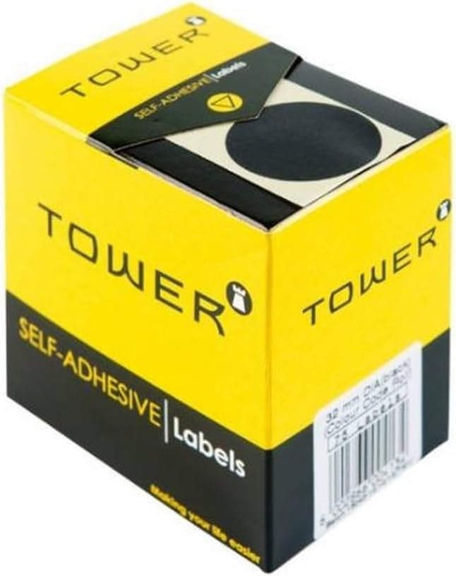 [PP1022] TOWER C32 LABELS BLACK