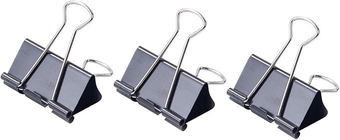 [PP1286] 51MM FOLD BACK CLIP - 12PK