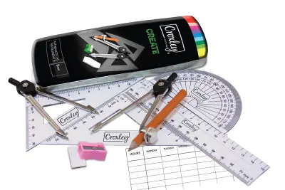 [PP0015] CROXLEY MATHS SET 11 PIECE 