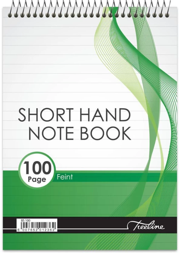 [PP0076] A5 SPIRAL NOTEBOOK FEINT & MARGIN - 100PG