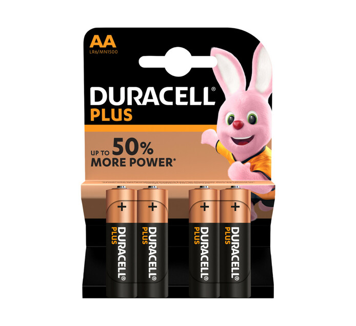 [PP0098] BATTERY - DURACELL AA- PACK OF 4