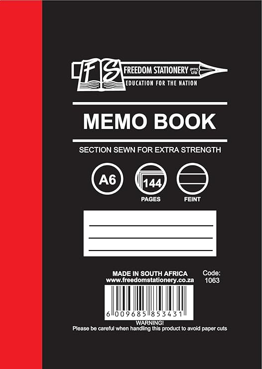 [PP0199] A6 MEMO BOOK 144PG