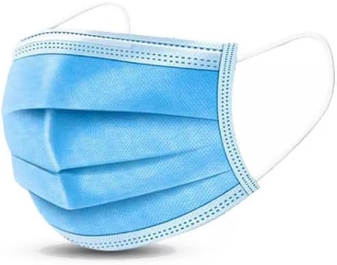 [PP0346] 3PLY DISPOSABLE FACE MASKS 50 PIECES - BLUE